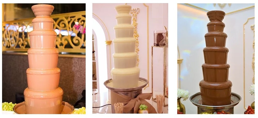 Chocolate fountains options