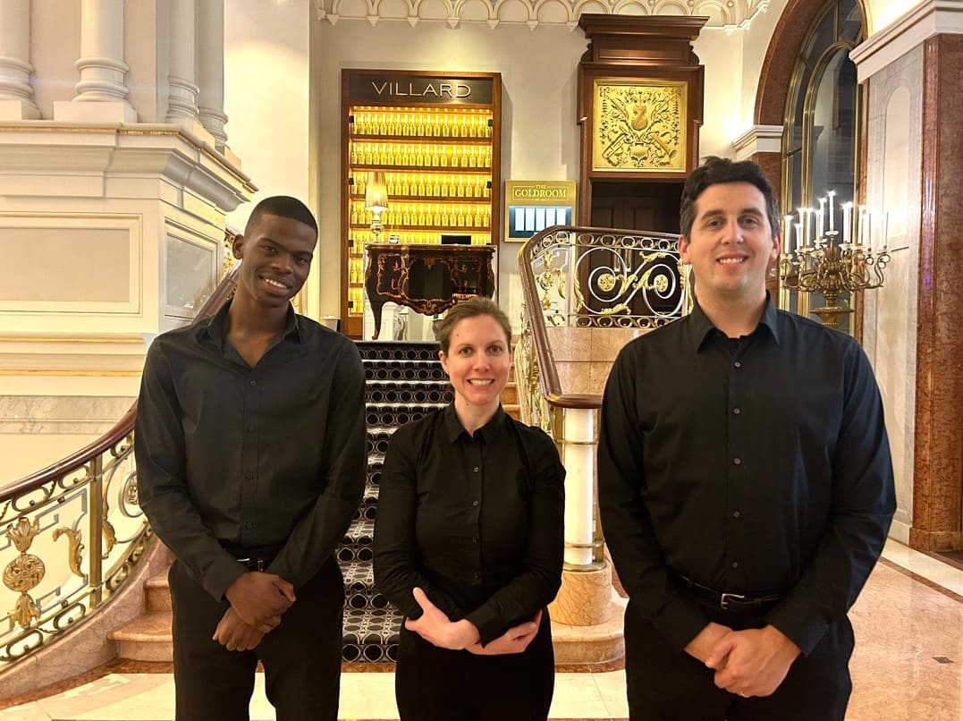 Professional banquet servers providing polished wait staff service at a Washington DC hotel event