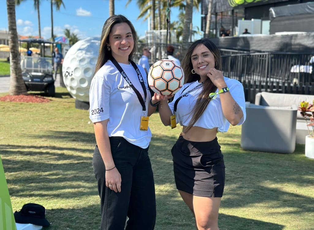 Activation staff supervising outdoor entertainment experiences and assisting attendees during LIV Golf Miami