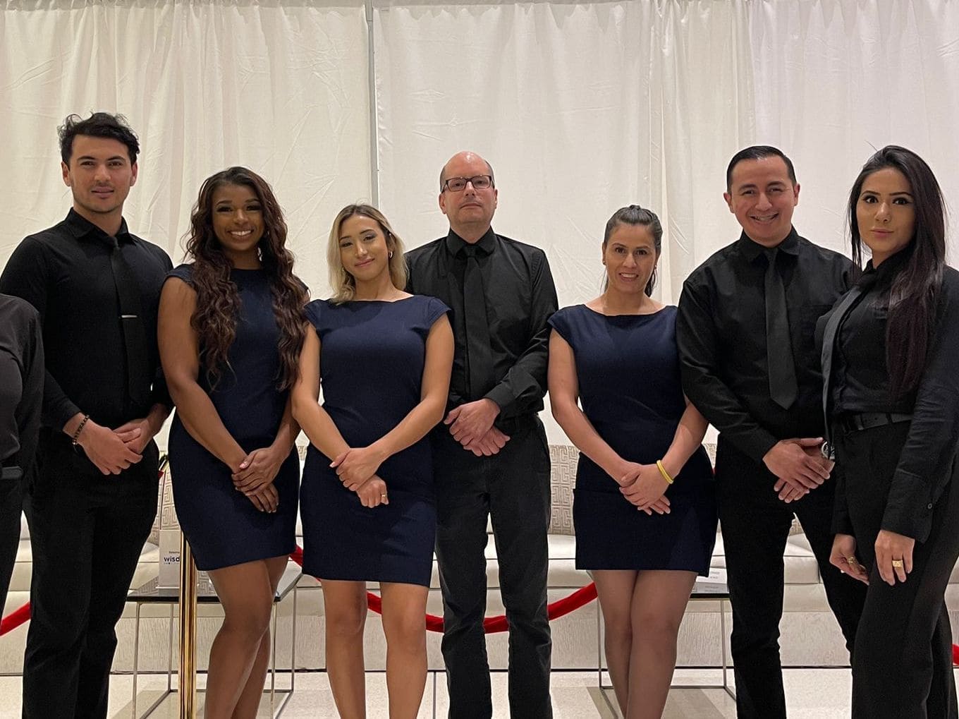 Corporate cocktail dinner service team in Los Angeles