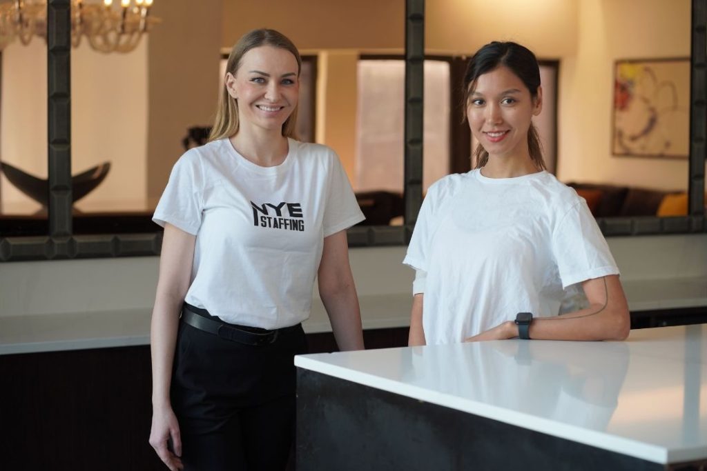 BRAND AMBASSADOR OF NYE STAFFING COMPANY FOR HIRE