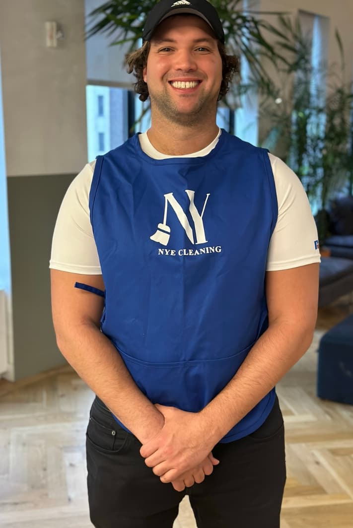 NYE Staffing team providing event cleaning services