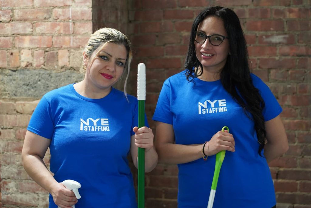 Trained cleaning staff for weddings and events