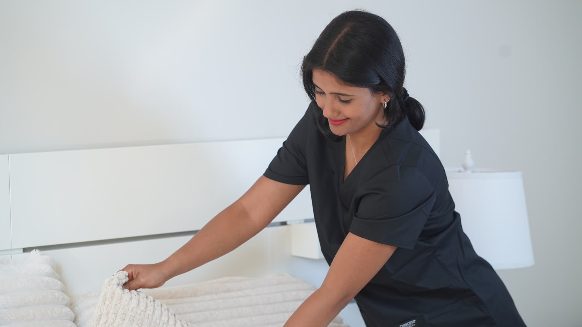 Hotel housekeeping team services.