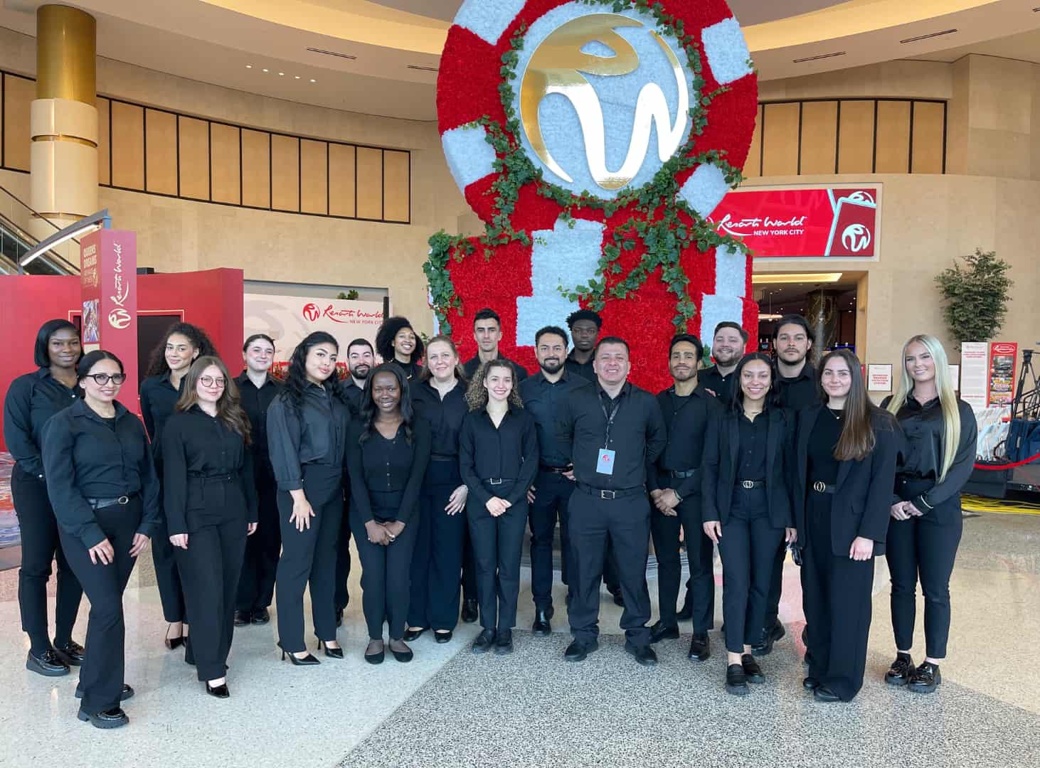 NYE Staffing team supporting Resorts World New York City casino activation